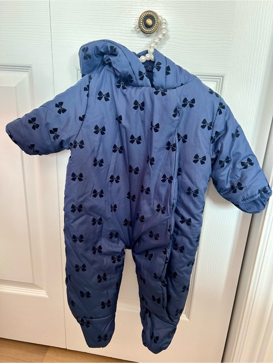 Rothschild Other - Rothschild Navy and Black Bow-Print Infant Jacket